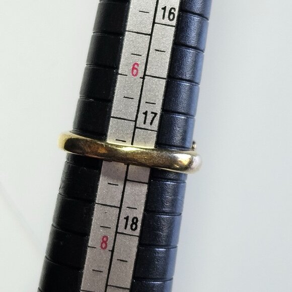 *Sale* Uncas 14k HGE rhinestone ring - Picture 8 of 13